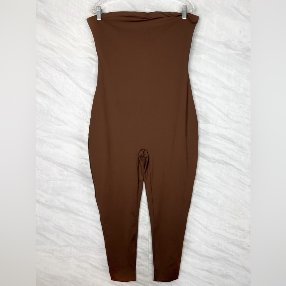 SKIMS Strapless Brown Jumpsuit 3X NWT